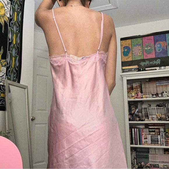 PINK VICTORIAS SECRET SLIP DRESS⭐️NWOT - Picture 2 of 3